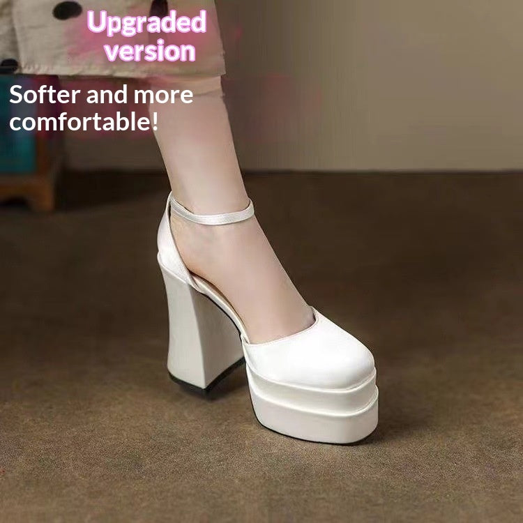 OrthoCare Ultra-High Mary Jane Heeled Shoes For Petite Women