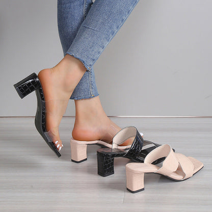 Xiomara | Women’s Orthopedic Block Heel Mule Sandals
