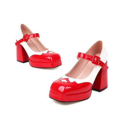 Gemelle | Women’s Orthopedic Patent Mary Jane Platform Heels