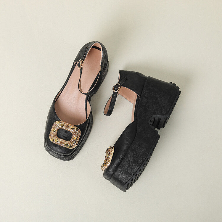 Celinea | Women’s Orthopedic Platform Mary Jane Heels