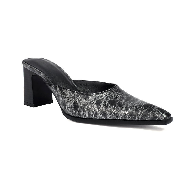 Ezrielle | Women’s Orthopedic Vintage Mule Block Heels