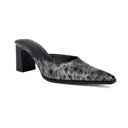 Ezrielle | Women’s Orthopedic Vintage Mule Block Heels