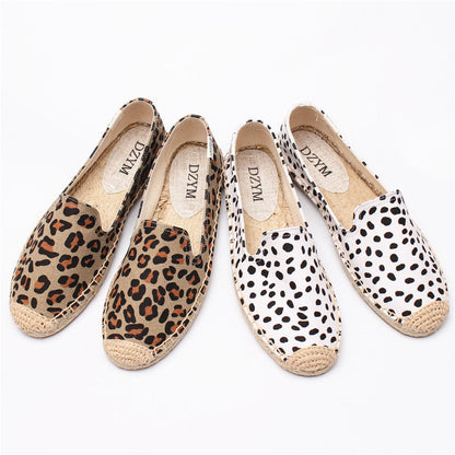 OrthoCare Animal Print Espadrille Slip-On Flats