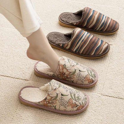 Kallista | Women’s Orthopedic Cozy Floral House Slippers
