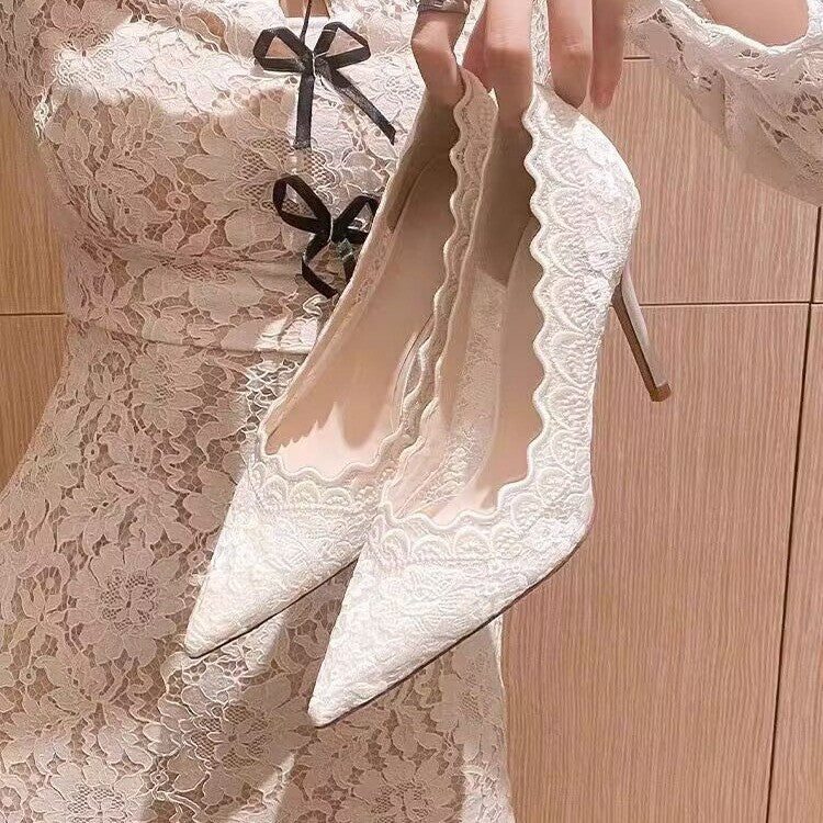 OrthoCare Lace Heels - Elegant Support