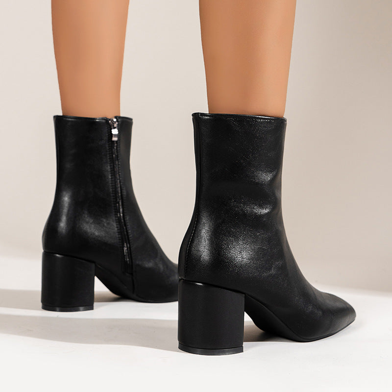 Mallory | Orthopedic Classic Block-Heel Ankle Boots