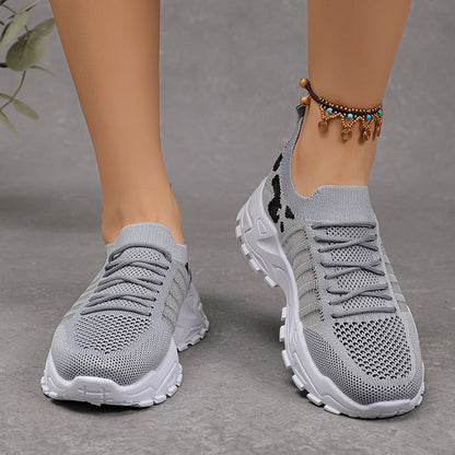 OrthoCare AirStride Chunky Sneakers – Breathable Lightweight Everyday Walking Shoes