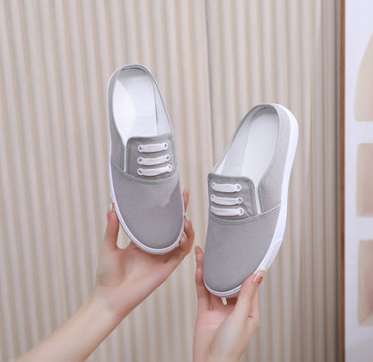 Orthopedic Canvas Slip-On Shoes – Lightweight Breathable Casual Sneakers