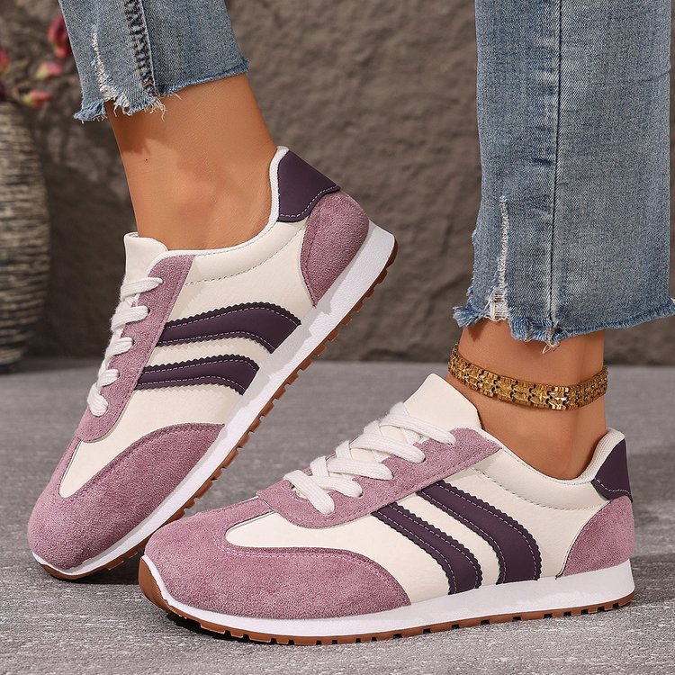 Cinzia | Women’s Orthopedic Retro Stripe Running Sneakers