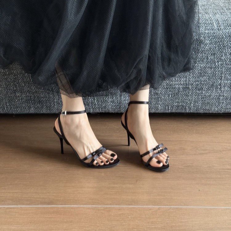 Azaria | Women’s Orthopedic Rhinestone Strappy Heeled Sandals