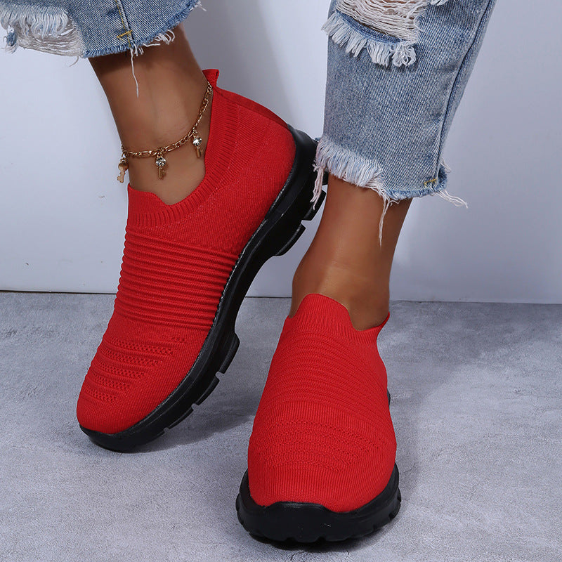 OrthoCare Knit Sock Shoes - Breathable Comfort Flats