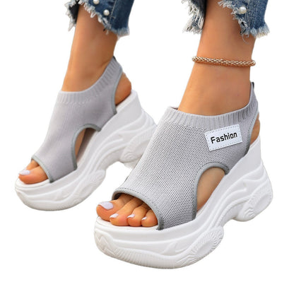 Galilea | Women’s Orthopedic Platform Knit Wedge Sandals