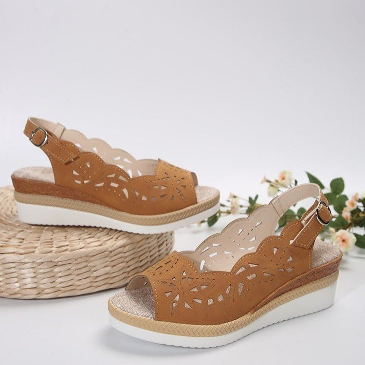 OrthoCare Perforated Wedge Sandals