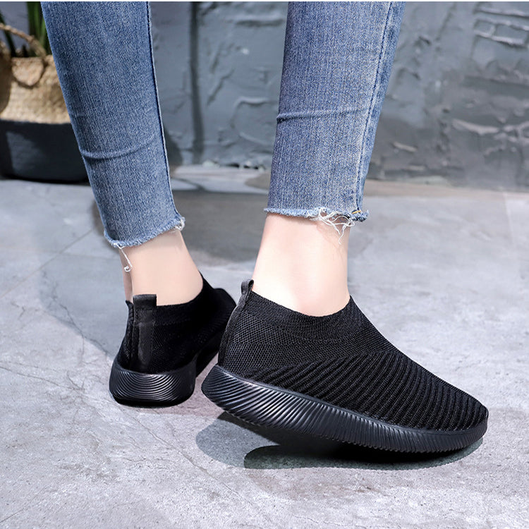 Orthopedic Balanc Women’s Slip-On Sneakers – Breathable Lightweight Walking Shoes