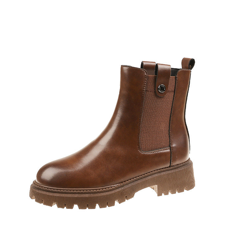 Elsa | Orthopedic Chunky Chelsea Ankle Boots