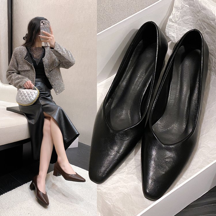 OrthoCare Square Toe Mid-Heel Shoes - Comfort Fit