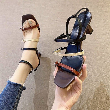 Alessia | Women’s Orthopedic Strappy Block Heel Sandals