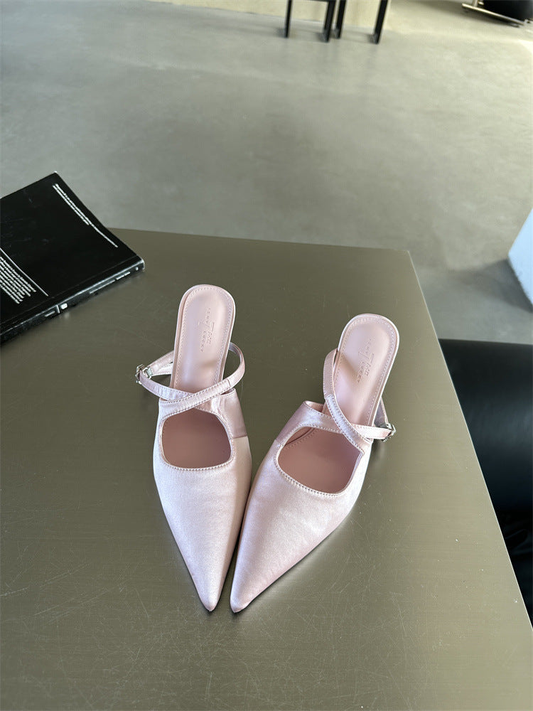 OrthoCare Pointed-Toe Slingback Heels