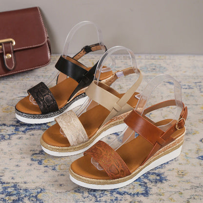 Tahlia | Women’s Orthopedic Espadrille Wedge Comfort Sandals