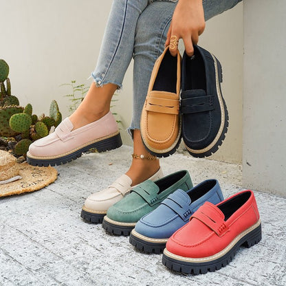 Blaithin | Women’s Orthopedic Chunky Sole Loafer Shoes