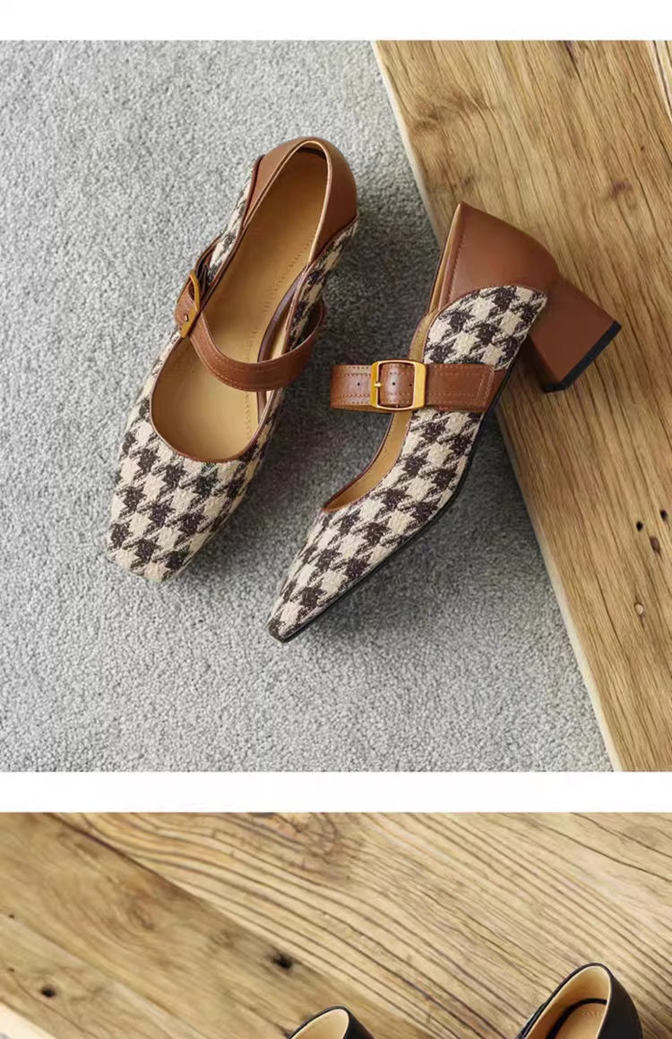 OrthoCare Retro Mary Jane Shoes With Single Buckle