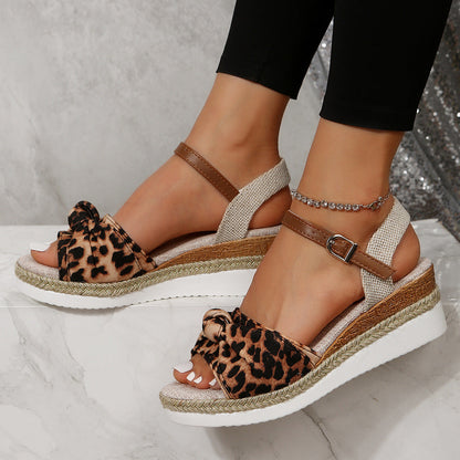 OrthoCare Chunky Sandals With A Bow - Unique Summer Fashion