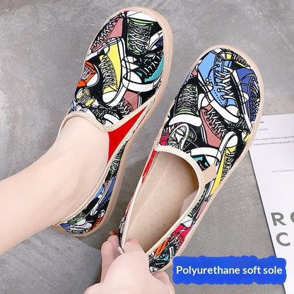 Elaria | Women’s Orthopedic Printed Slip-On Casual Shoes