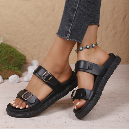 OrthoCare Sandals - Thick Sole Buckle Comfort