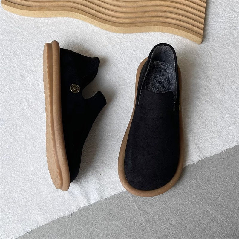 OrthoCare British And Vintage Style Suede Pumps