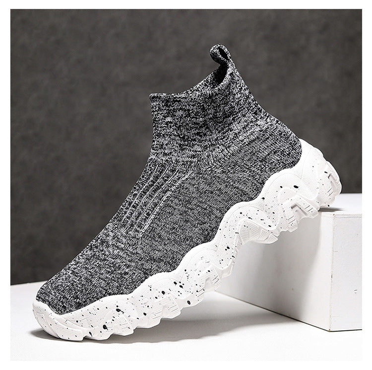 Orthopedic Sock Sneakers – Air Cushion Chunky Sole Slip-On Comfort Shoes