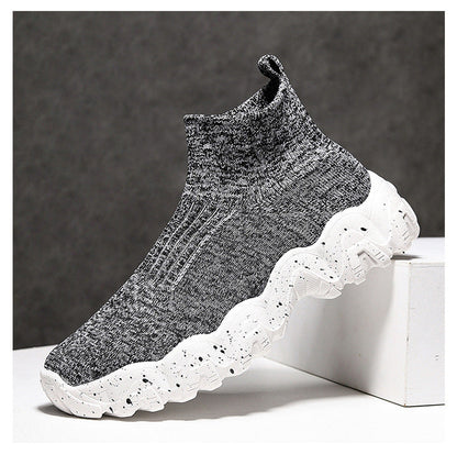 Orthopedic Sock Sneakers – Air Cushion Chunky Sole Slip-On Comfort Shoes