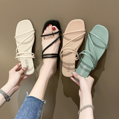 Orlena | Women’s Orthopedic Minimalist Strappy Flat Sandals