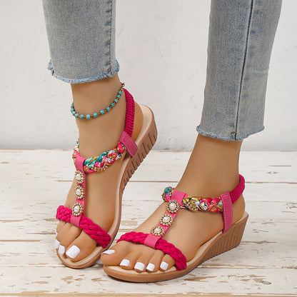 OrthoCare Bohemian Braided Sandals  - Unique And Elegant