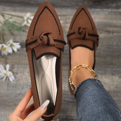 OrthoCare | Pointed Toe Tassel Loafers