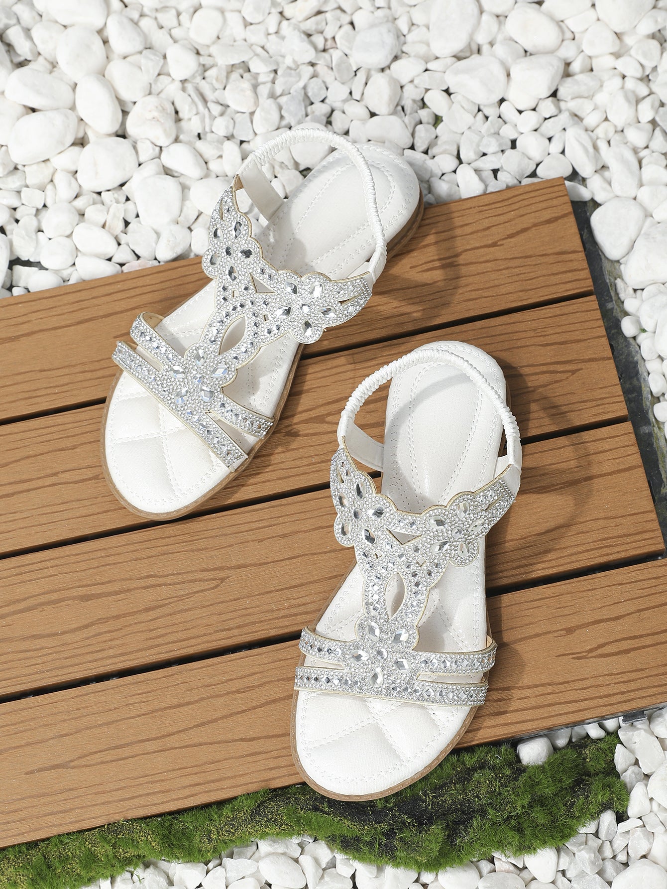 Nayeli | Women’s Orthopedic Rhinestone Gladiator Comfort Sandals