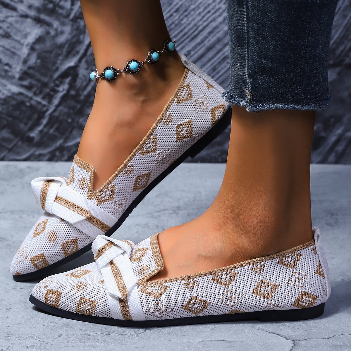 OrthoCare Comfortable Non-Slip Knotted Loafers