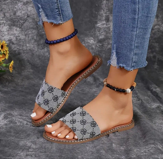 OrthoCare Floral Flat Sandals - Comfort And Unique Style