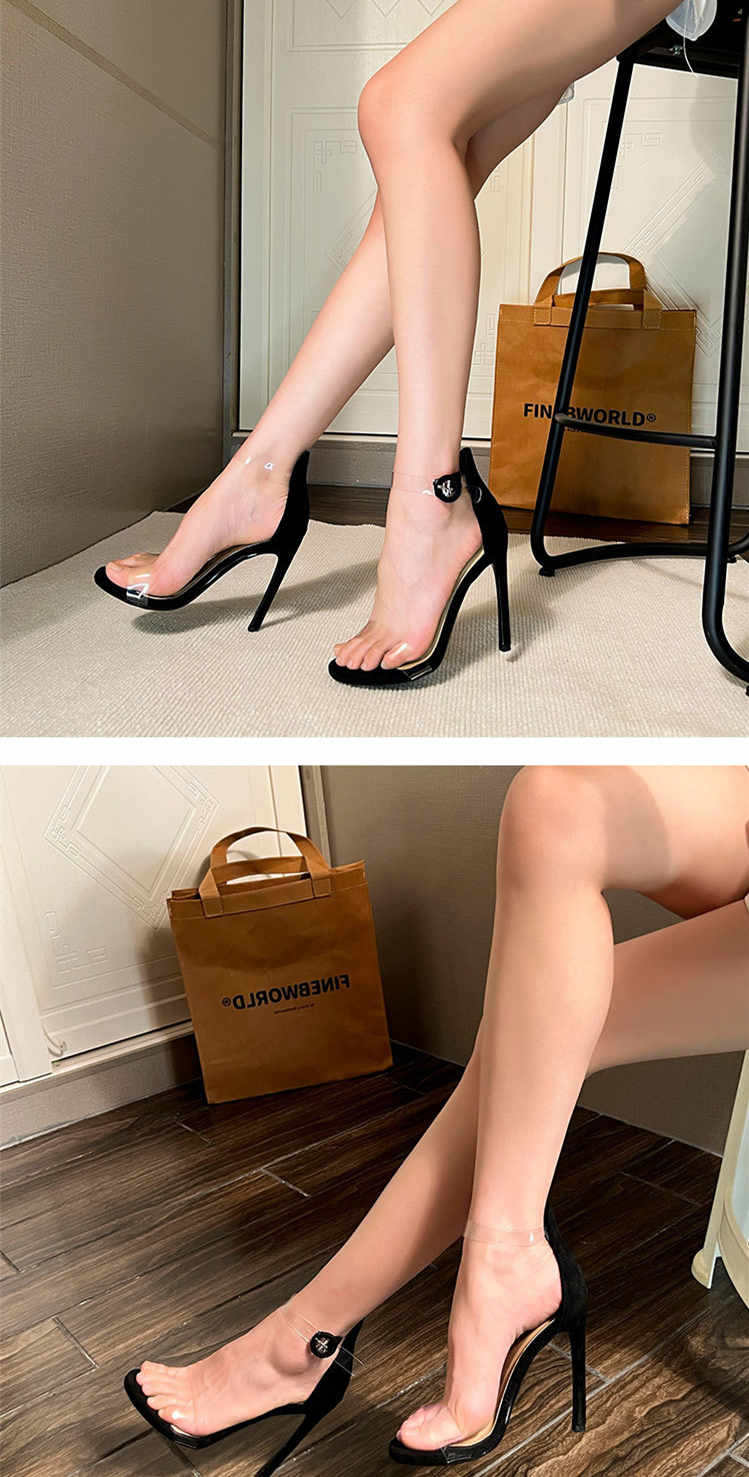OrthoCare Transparent Wedge Sandals