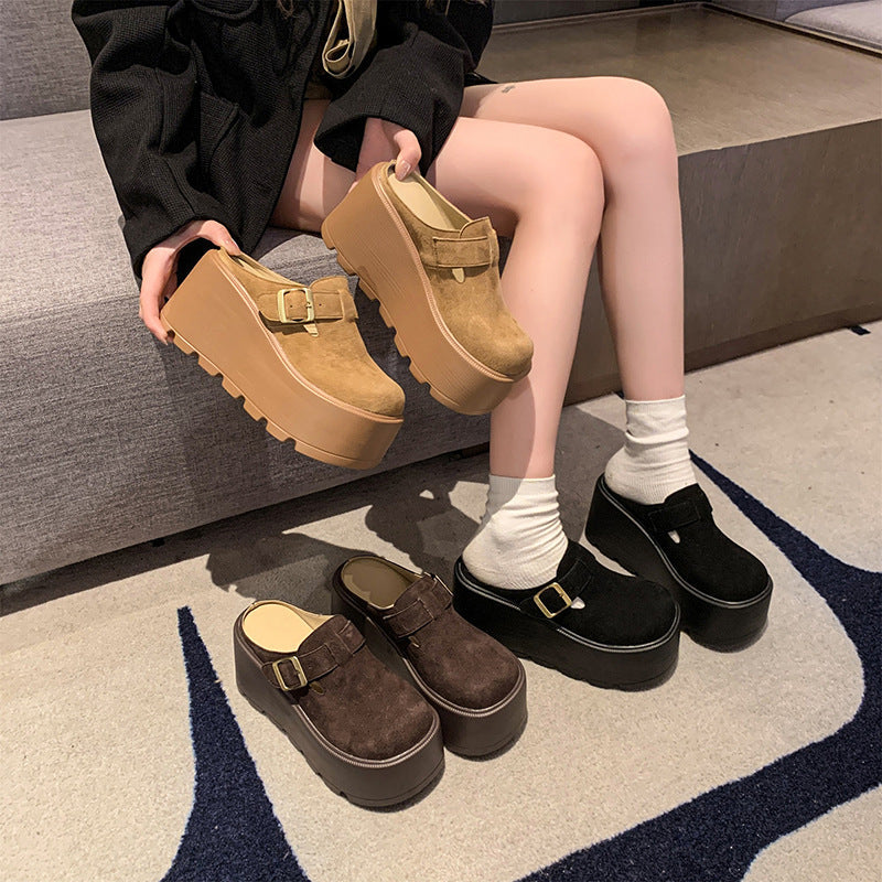 Honora | Women’s Orthopedic Platform Buckle Mule Clogs