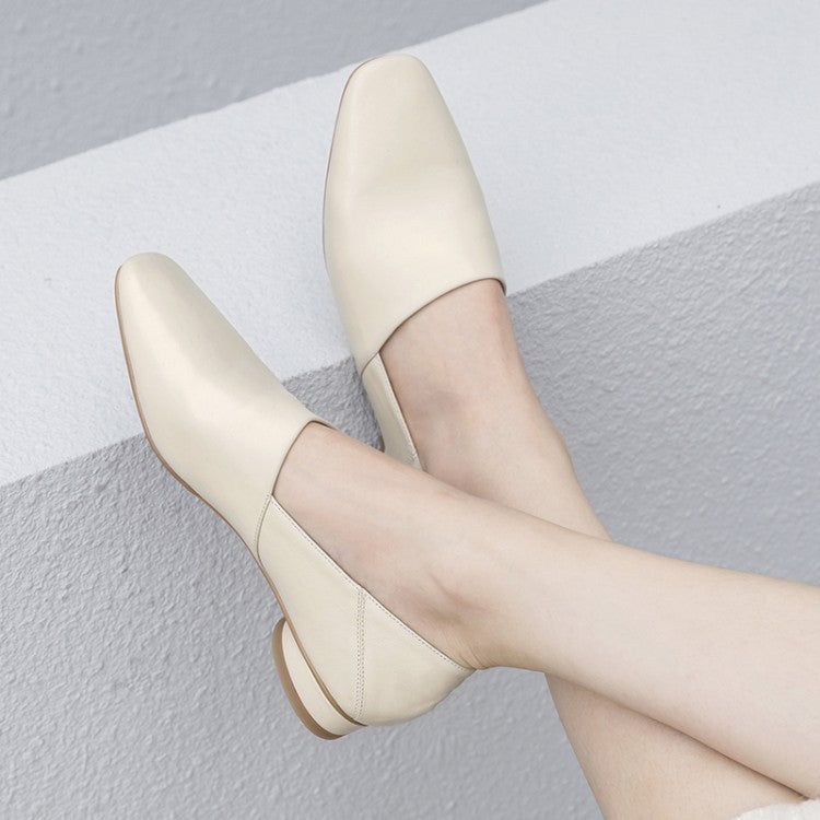 OrthoCare Women's Flat Shoes - Square Toe Comfort