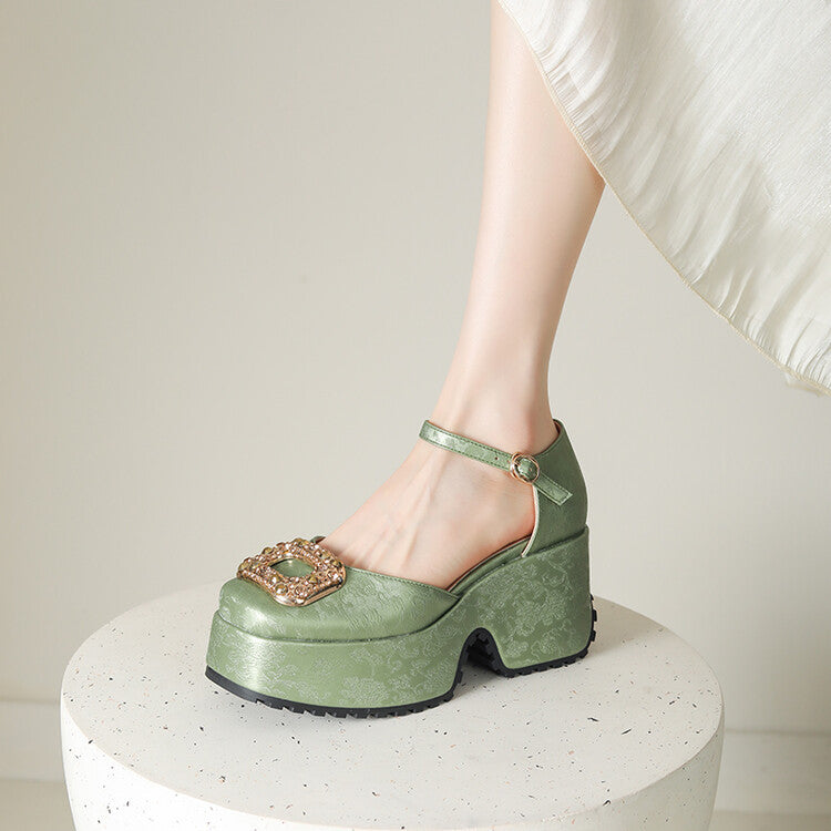 Celinea | Women’s Orthopedic Platform Mary Jane Heels