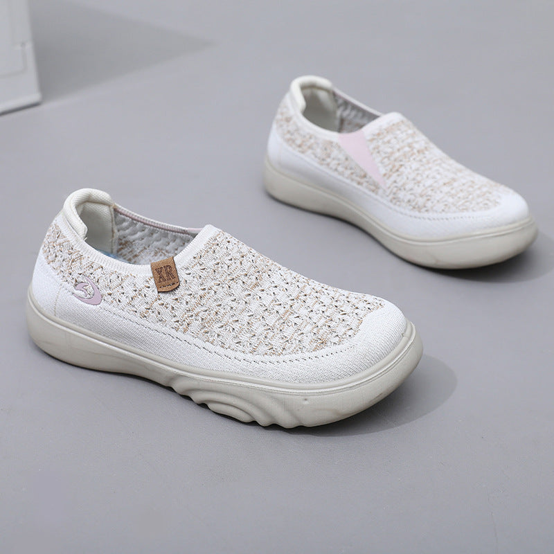 Orthopedic Cushion Slip-On Shoes – Lightweight Breathable Comfort Walking Sneakers