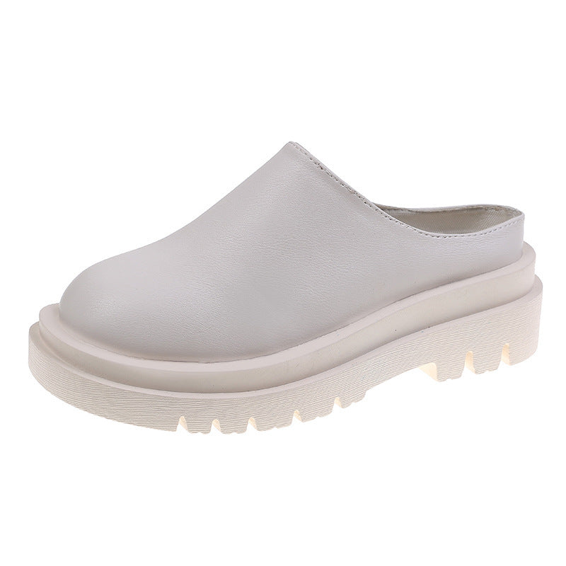 OrthoCare Chunky Sole Mules - Closed Toe Comfort
