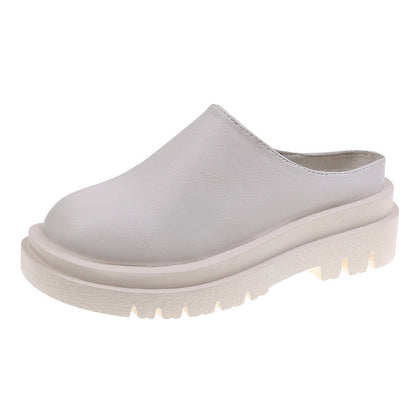 OrthoCare Chunky Sole Mules - Closed Toe Comfort