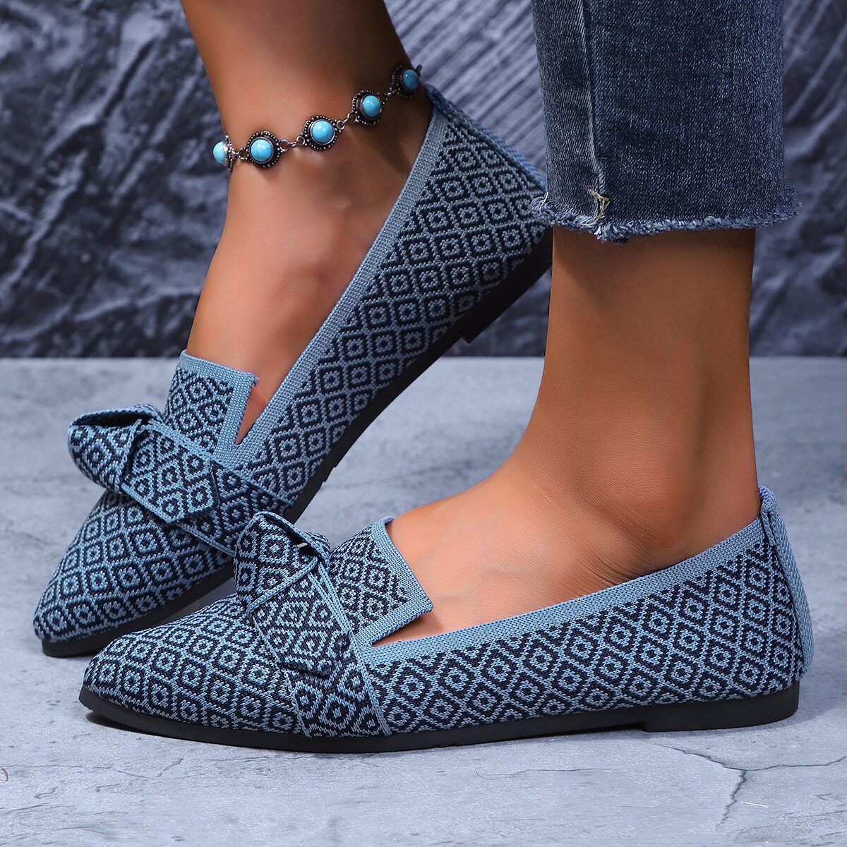 OrthoCare Comfortable Non-Slip Knotted Loafers