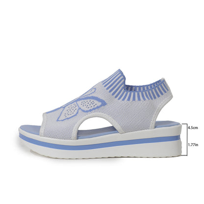 OrthoCare Double Buckle Platform Comfort Slide Sandals