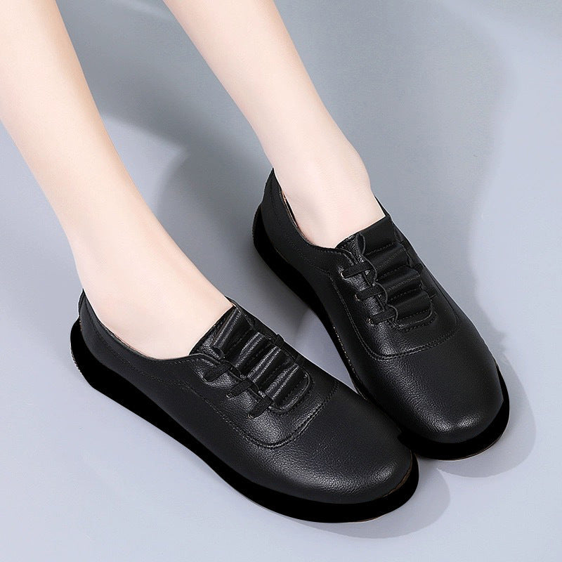 OrthoCare Lightweight And Comfortable Leather Shoes For A Casual Style