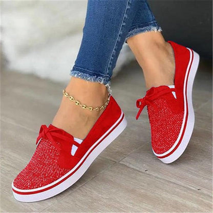 OrthoCare Flat Canvas Sneakers - Unique Elegance And Comfort