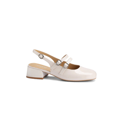 OrthoCare | Glossy Mary Jane Strap Flats