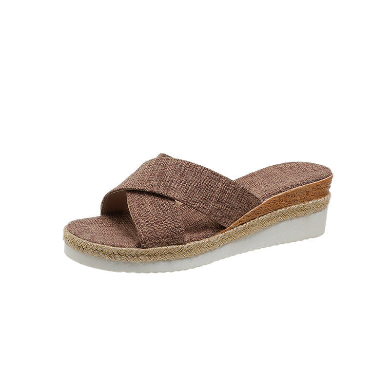 OrthoCare Hemp Wedge Sandals - Summer Uniqueness